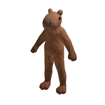 Plush Brown Capybara Suit | Roblox Item - Rolimon's