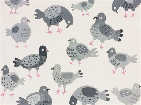 Pigeon Pattern | Bird illustration, Bird quilt blocks, Character design