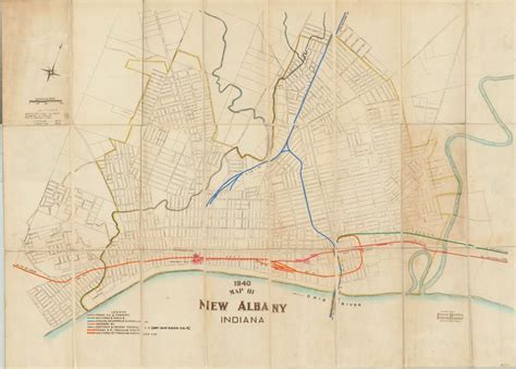 Map of New Albany Indiana – Curtis Wright Maps