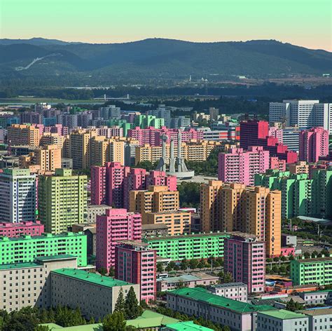 North Korea's pastel colored buildings - Suzanne Lovell Inc.