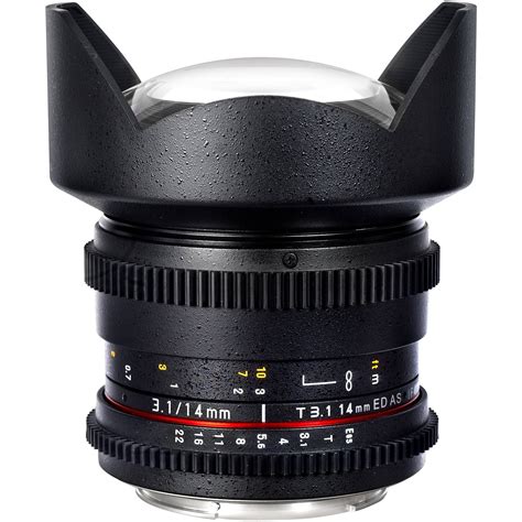 Samyang 14mm T3.1 Cine Lens for Nikon F-Mount SYCV14M-N B&H