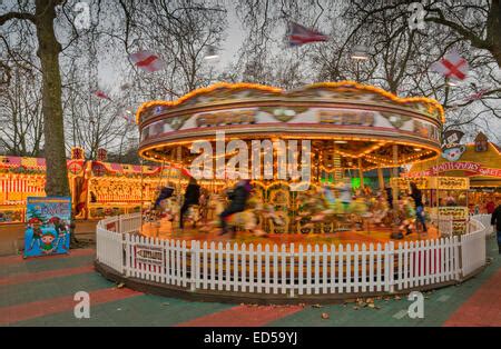 Carousel at 'Winter Wonderland' Hyde Park, City of Westminster, London ...