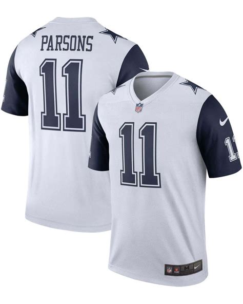 Nike Synthetic Micah Parsons White Alternate Legend Jersey for Men | Lyst