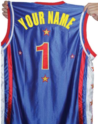 Harlem Globetrotters Fan Store (With images) | Personalized jersey ...