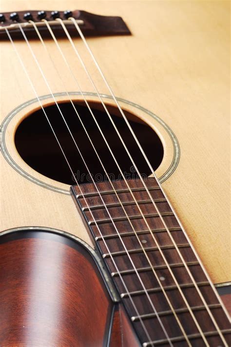 Close-up of an Acoustic Guitar Stock Photo - Image of equipment, mean ...