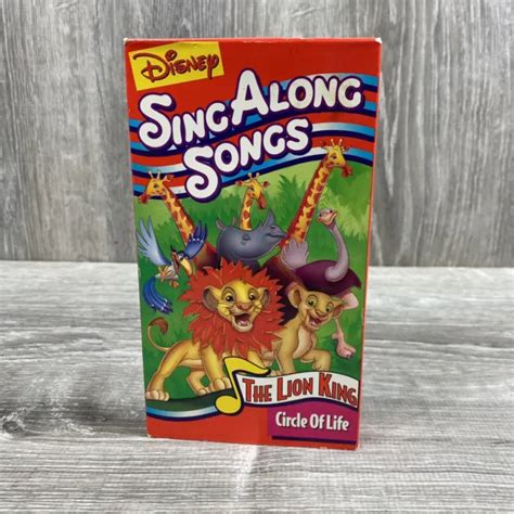 SING ALONG SONG The Lion King VHS VCR Video Tape Used Movie Cartoon EUR ...