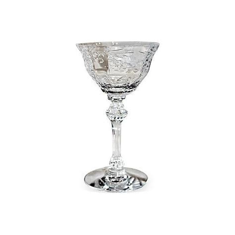 Crystal Manhattan Glasses- Set of 10 | Chairish