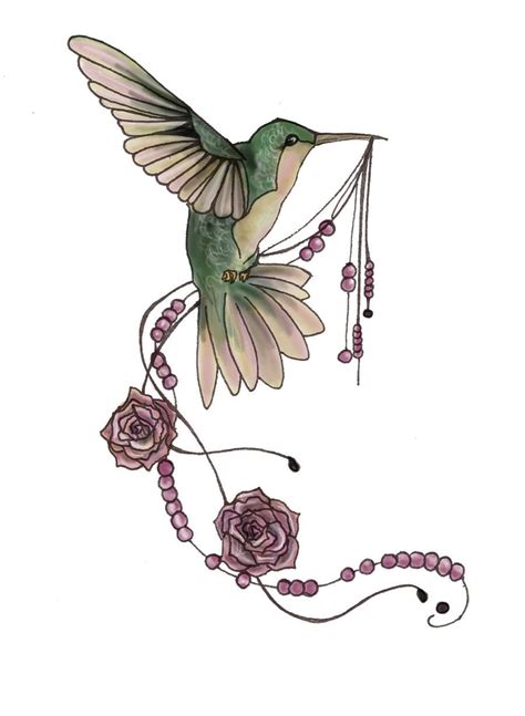 Humming rose - tattoo design by TickTock-Neko on deviantART | Bird ...