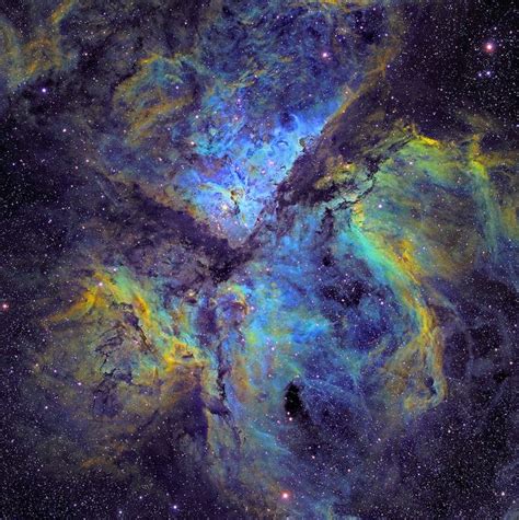 Celestial Emissions - Eta Carina Nebula by strongmanmike2002. Glowing regions of gas in our ...