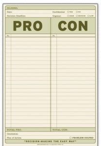 How To: A Pro and Con List | List Producer