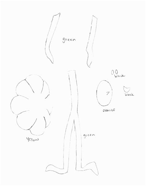 Oswald Crafts Crafts - Print your Daisy Template | All Kids Network