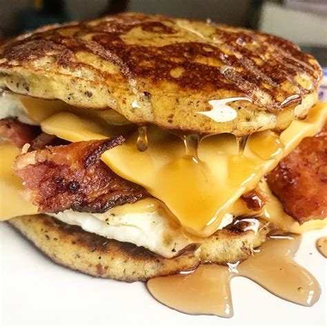 Bacon Egg and Cheese McGriddle ... | Keto recipes, Breakfast, Bacon egg ...