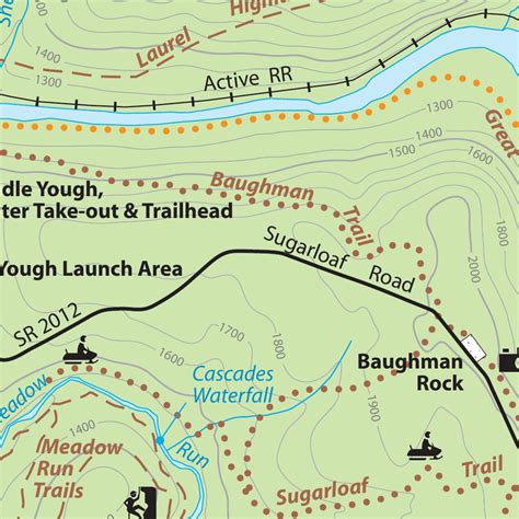 Ohiopyle State Park Map by Avenza Systems Inc. | Avenza Maps