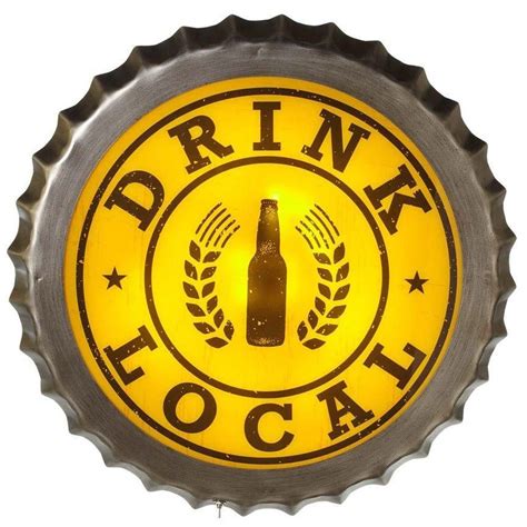 Beer Sign LED Lighted Wall Decor in 2021 | Drink local beer, Beer wall ...