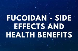 Fucoidan - Side Effects and Health Benefits - Your Health Remedy