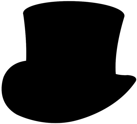 Top Hat Silhouette | Free vector silhouettes