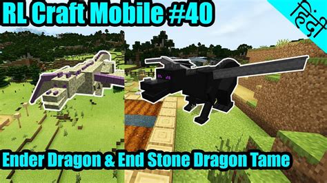 RL Craft Mobile #40 - Tame Ender Dragon & End Stone Dragon | Minecraft ...