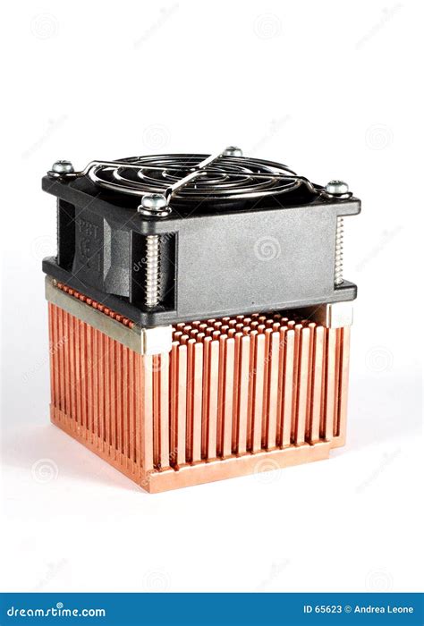 Copper heatsink stock image. Image of processor, wings, cooling - 65623