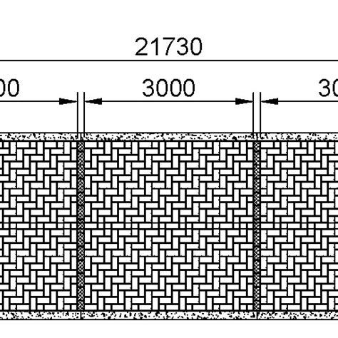 (A) Stretcher and (B) Herringbone bond patterns | Download Scientific ...