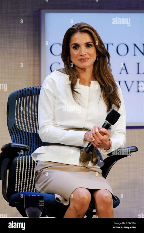 Queen Rania Al-Abdullah of Jordan attends the Clinton Global Initiative (CGI) September 24, 2009 ...