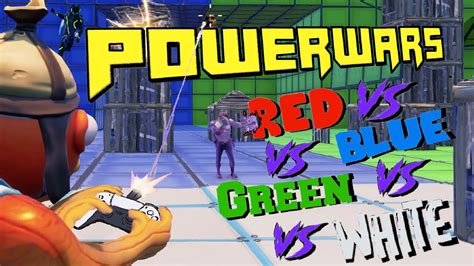 POWERWARS: Red vs Blue vs Green vs White 5560-3782-9603 by yeah_15 ...