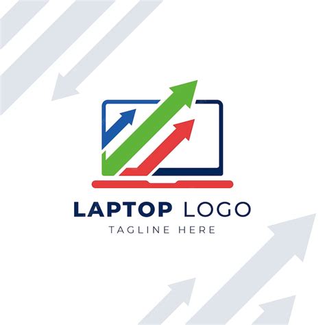 Free Vector | Flat design computer logo template