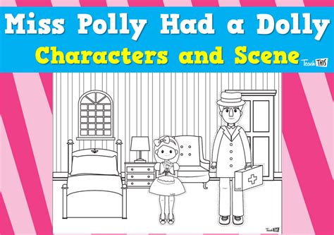 Miss Polly Had a Dolly - Nursery Rhyme Characters & Scene :: Teacher ...