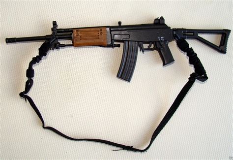 1:6 IDF Israel Forces Galil SAR Rifle w/ Sling for 12" Figure BBI 21st ...