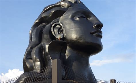 112 feet tall Adiyogi Lord Shiva statue in Coimbatore Tamil Nadu India