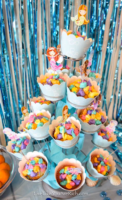 Mermaid Under the Sea Party: Food - Live Like You Are Rich