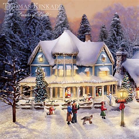 Thomas Kinkade's Illuminated "Village Christmas" Collection