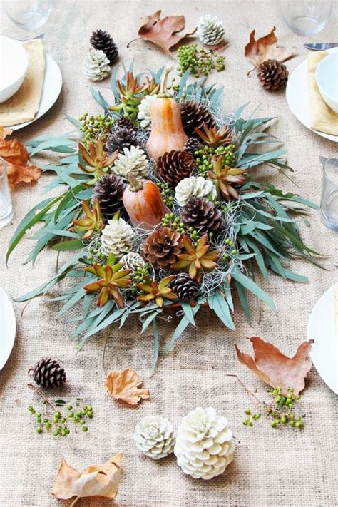 48 Easy Thanksgiving Centerpieces - DIY Thanksgiving Table Decoration Ideas