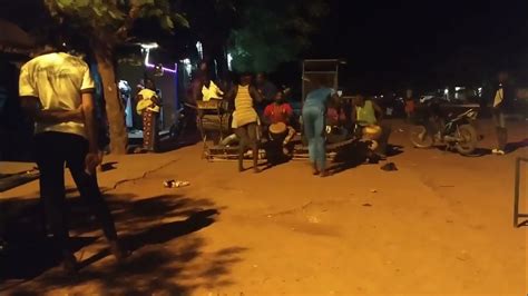 Balafon players, drummers & dancers at a maquis (pub) in Bobo Dioulasso ...