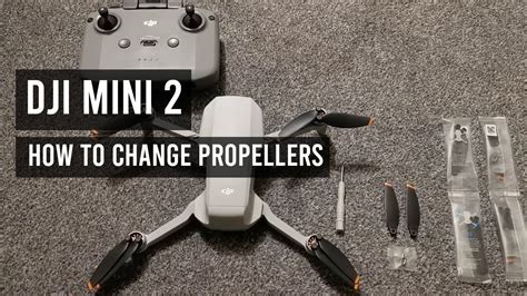 Dji Mini 2 Tutorial | How To Change The Propellers - YouTube