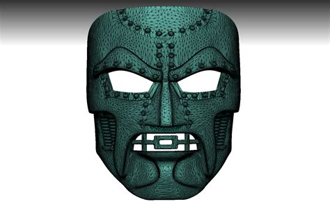 ArtStation - MARVEL DR. DOOM MASK low-poly | Game Assets