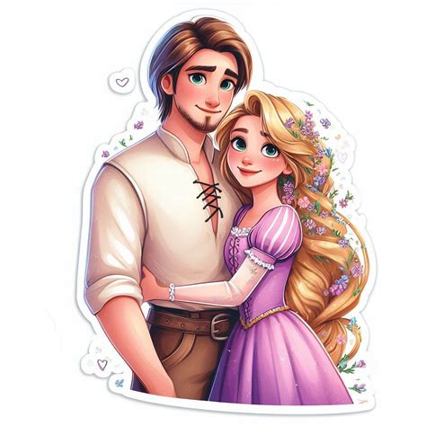 Rapunzel and Eugene by DAAliArt on DeviantArt