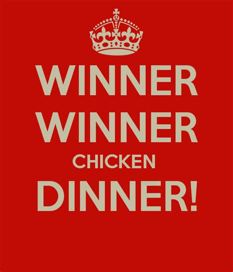 Karen Pedersen: Winner, Winner, Chicken Dinner