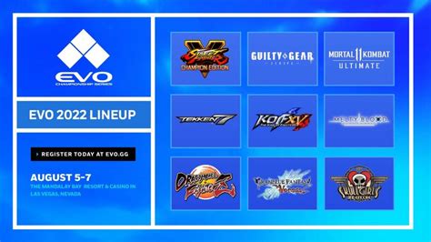 Evo 2022: Schedule, results, games lineup, where to watch | ONE Esports