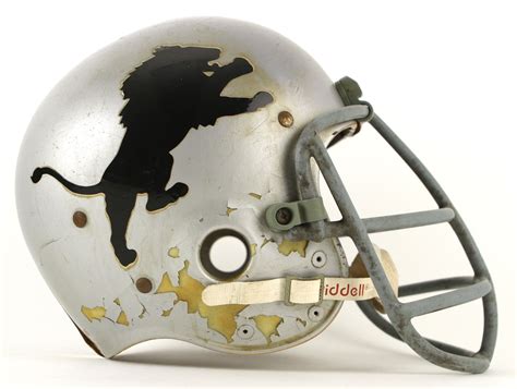 Lot Detail - 1970's circa Detroit Lions Game Worn Helmet (MEARS LOA)