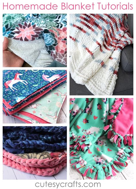 How to Make a Blanket (11 Tutorials) - Cutesy Crafts