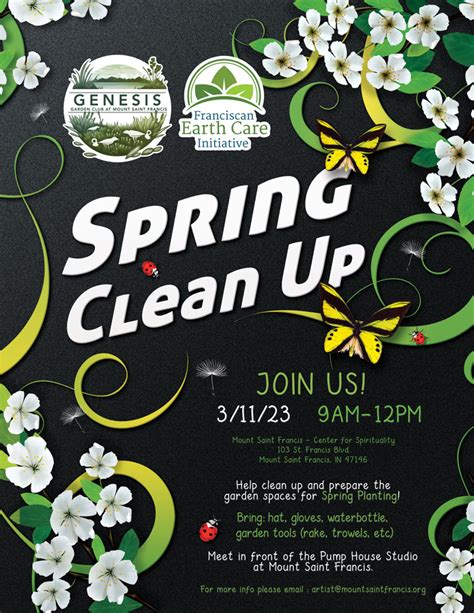 Genesis Garden Club – Spring Clean Up – Conventual Franciscan Friars