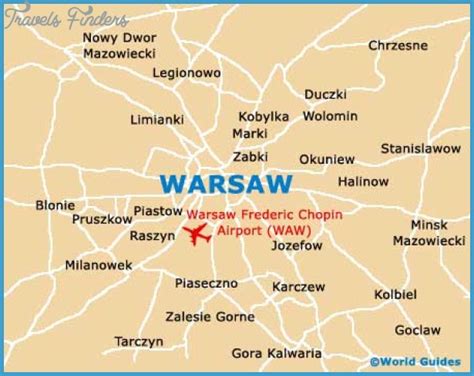 Warsaw Subway Map - TravelsFinders.Com