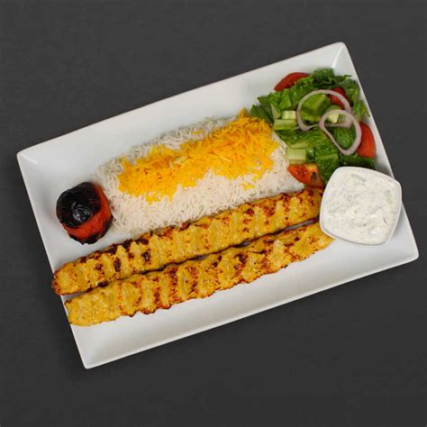 Chicken Koobideh Plate | Kebab Bar. Craft Casual Mediterranean Food Near LAX Los Angeles