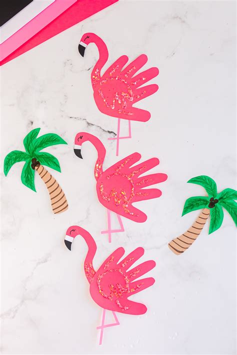 Handprint Flamingo - Made To Be A Momma