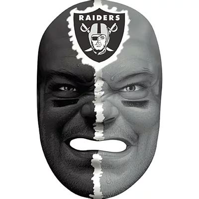 Oakland Raiders Fan Face Mask | Party City