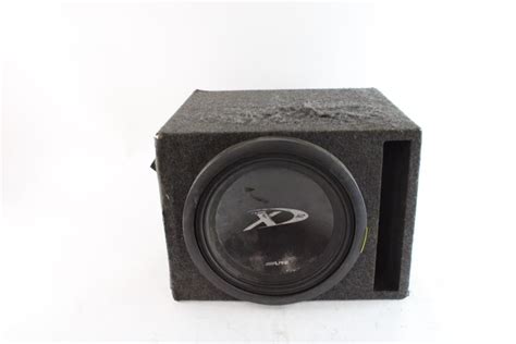 Alpine X 12" Enclosed Subwoofer | Property Room