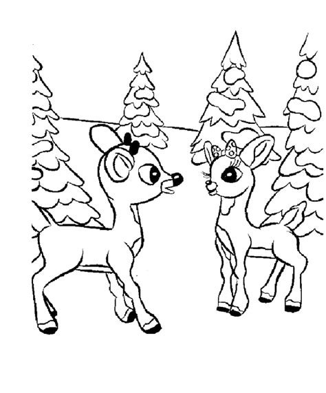 cute rudolph reindeer drawing - Clip Art Library