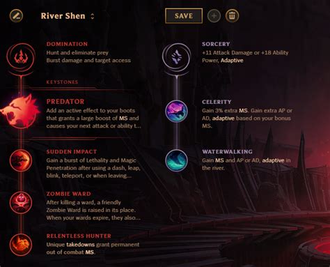 River Shen Runes : r/Shen