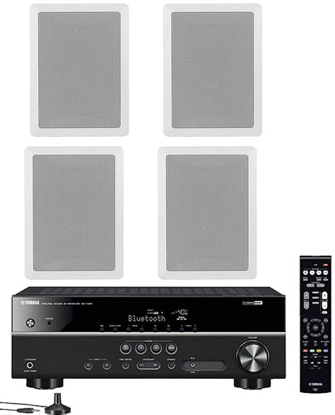 Yamaha 5.1-Channel Wireless Bluetooth 4K A/V Home Theater Receiver ...