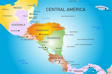 central america map | Mapa de centroamerica, Centroamerica, Mapa de america